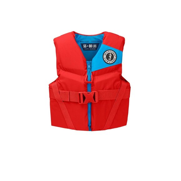 Mustang Youth Rev Foam Vest | Survival Youth Life Vest (55–88 lbs) - Picture 1 of 6